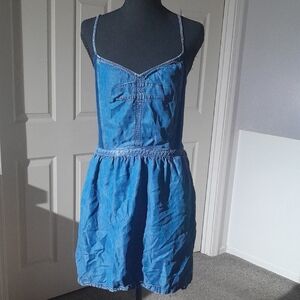 Splendid Cotton & Spandex Stretch Dress With Pockets